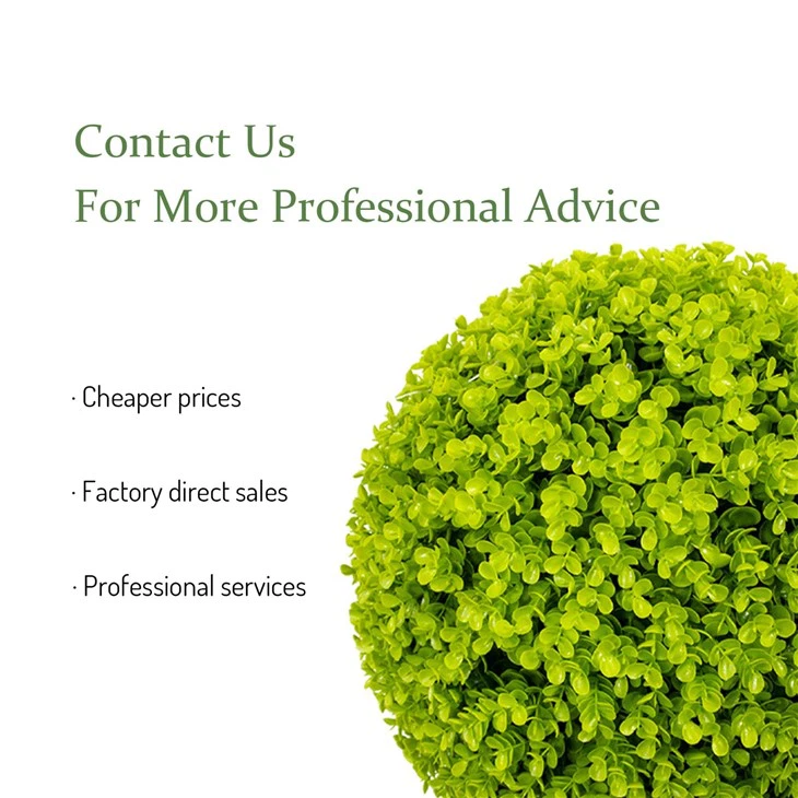 Artificial Grass Ball Decoration high quality